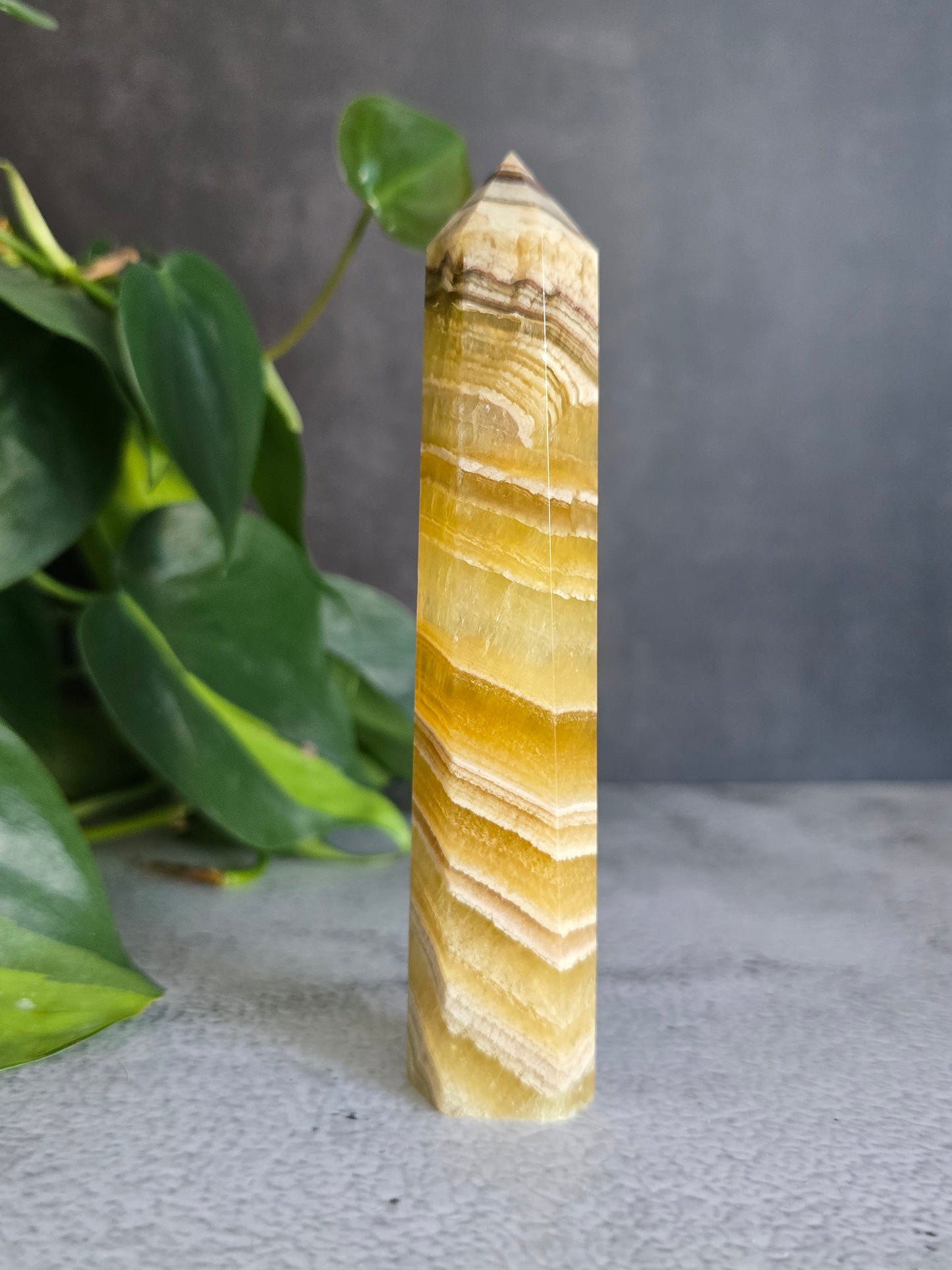 Yellow Fluorite Tower