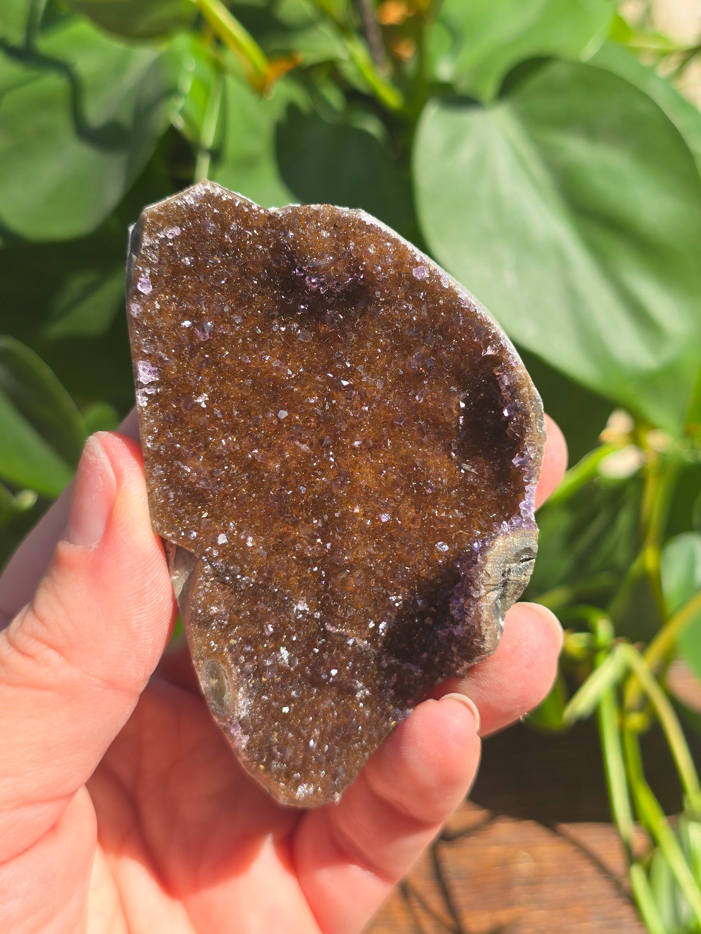 Brazilian Druzy Amethyst Plate