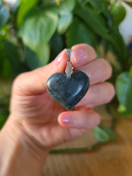 Afghani Jade Heart Pendant