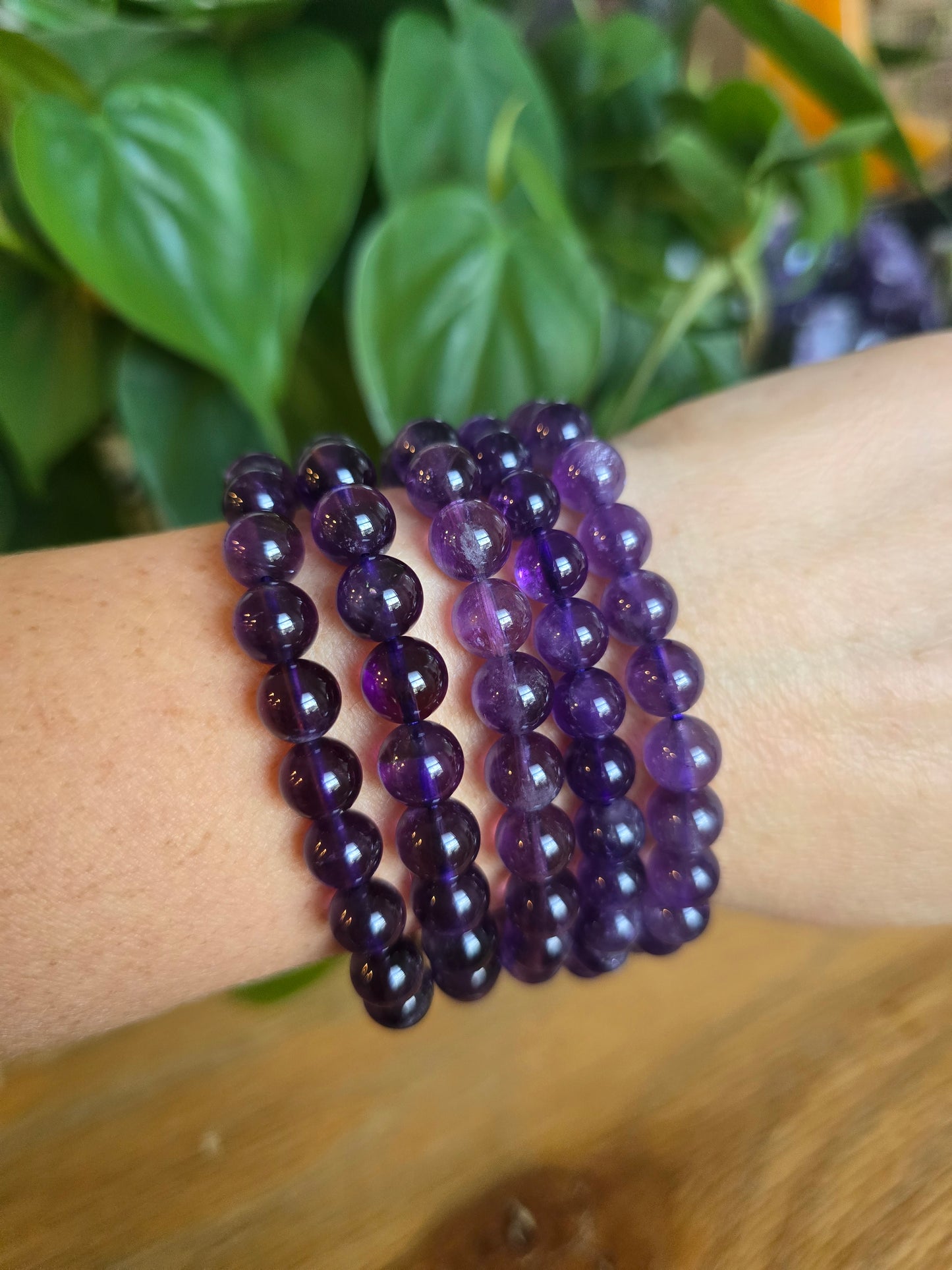 Amethyst Stretch Bracelet