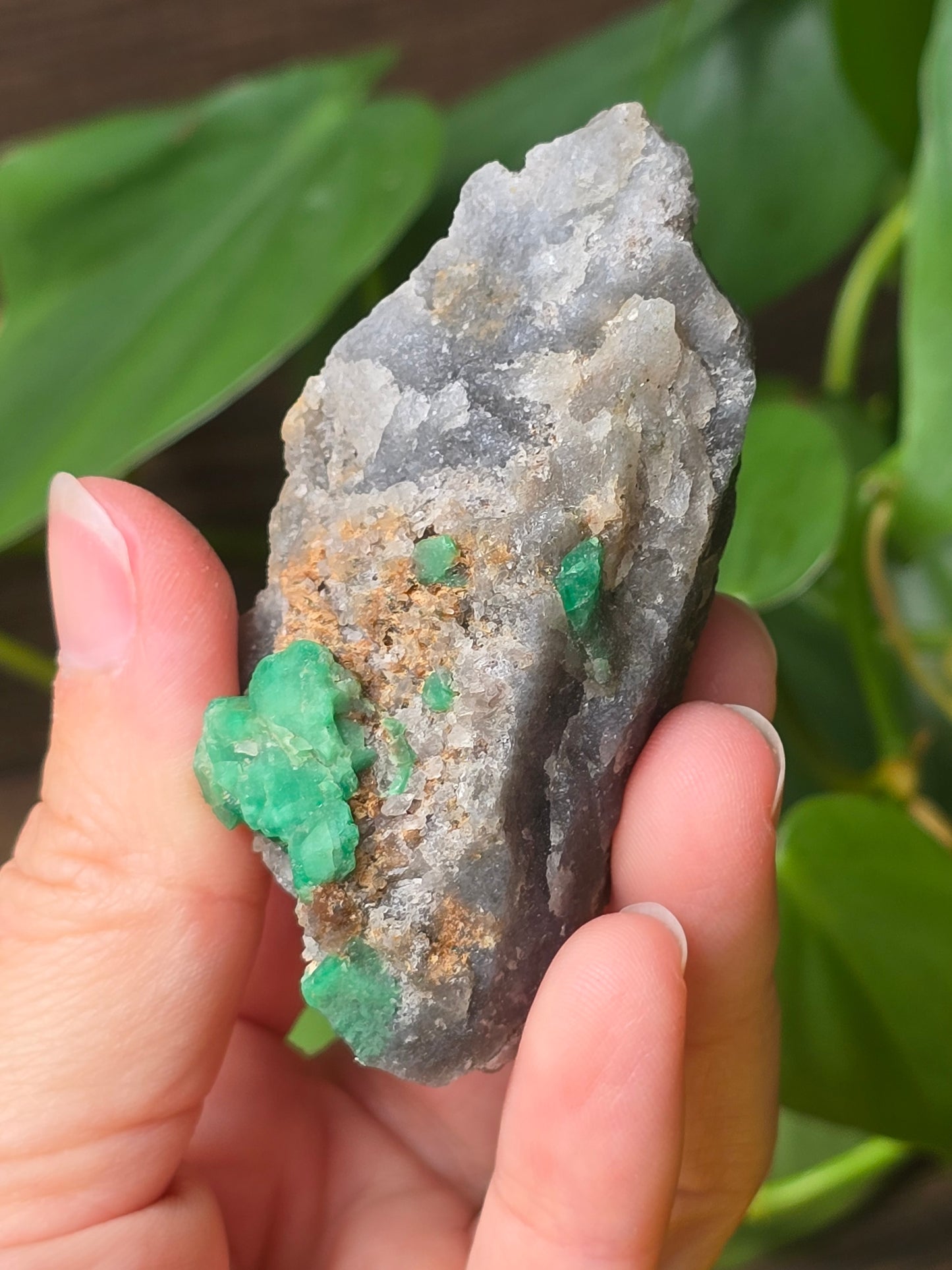 Raw Emerald On Matrix