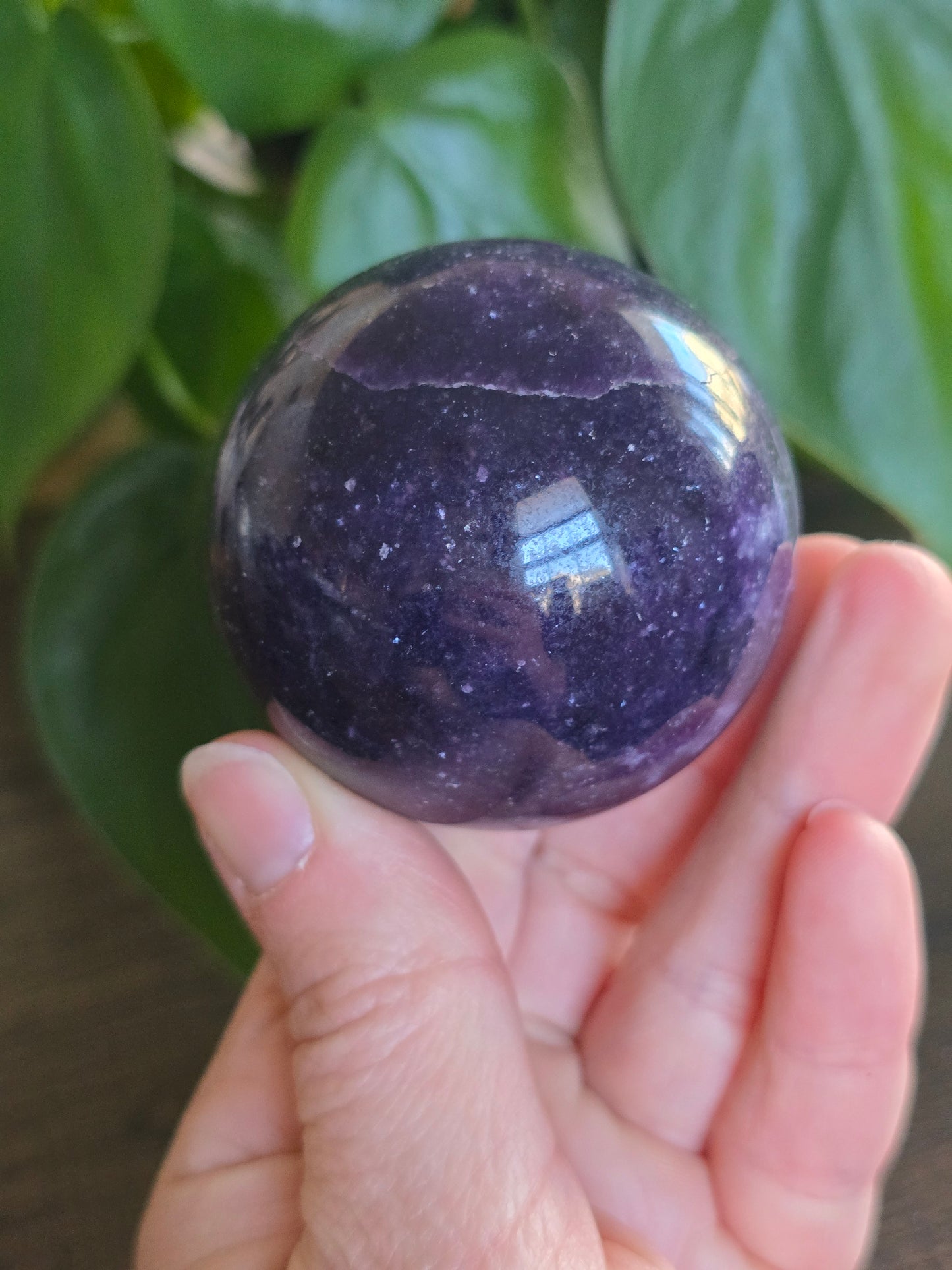 Lepidolite Sphere