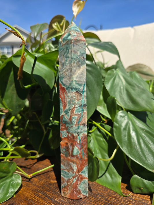 Money Agate Crystal Tower "B"