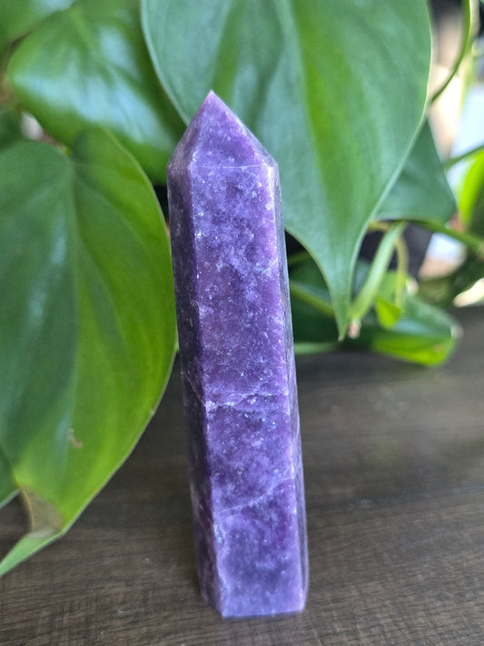 Lepidolite Point