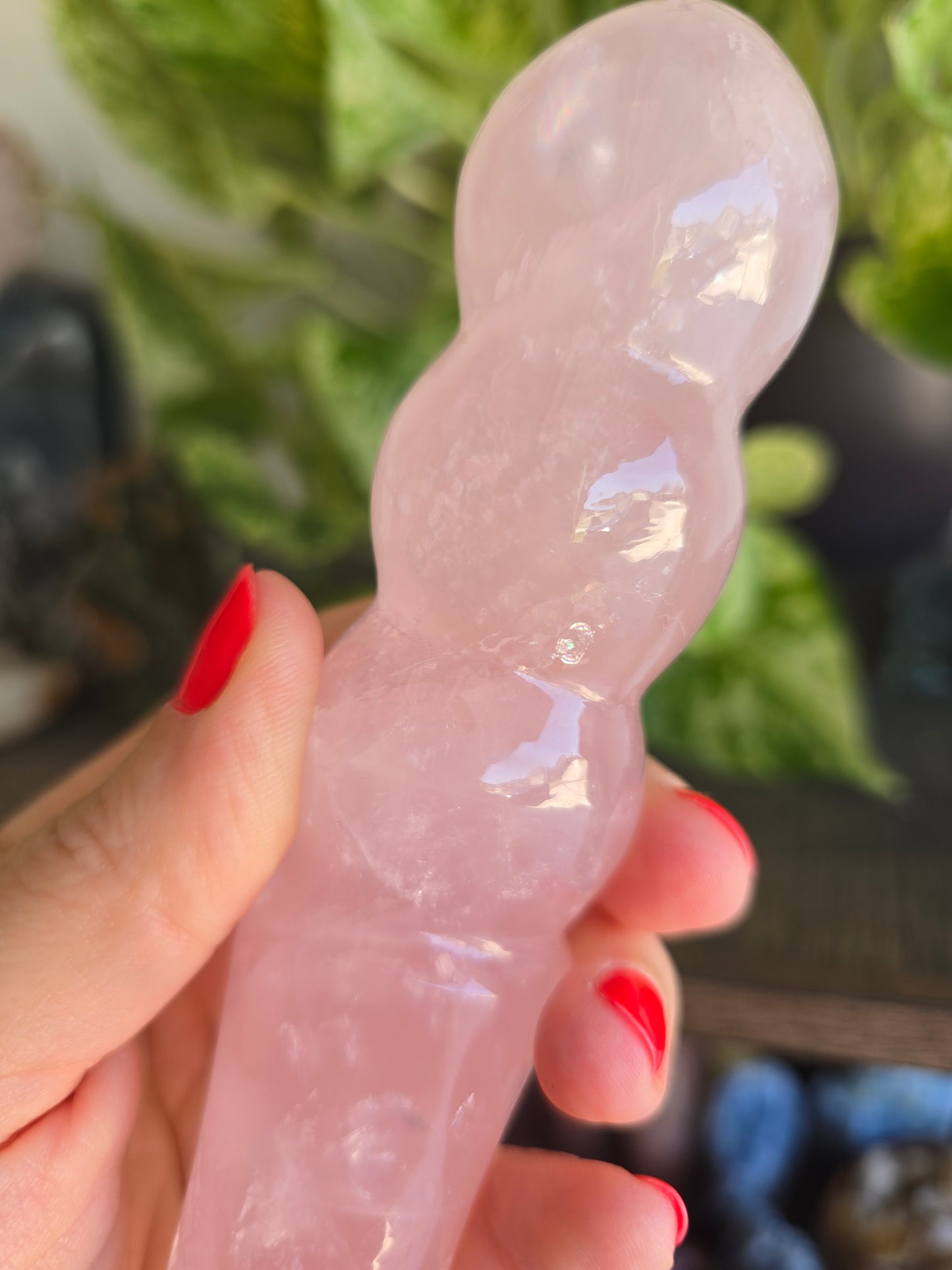 High Quality Rose Quartz Massage Wand