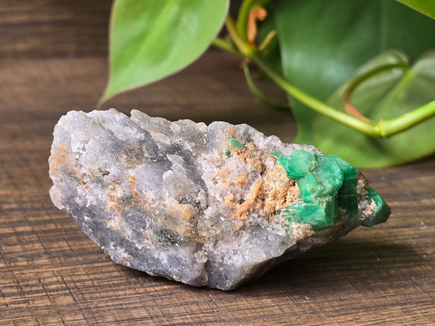 Raw Emerald On Matrix