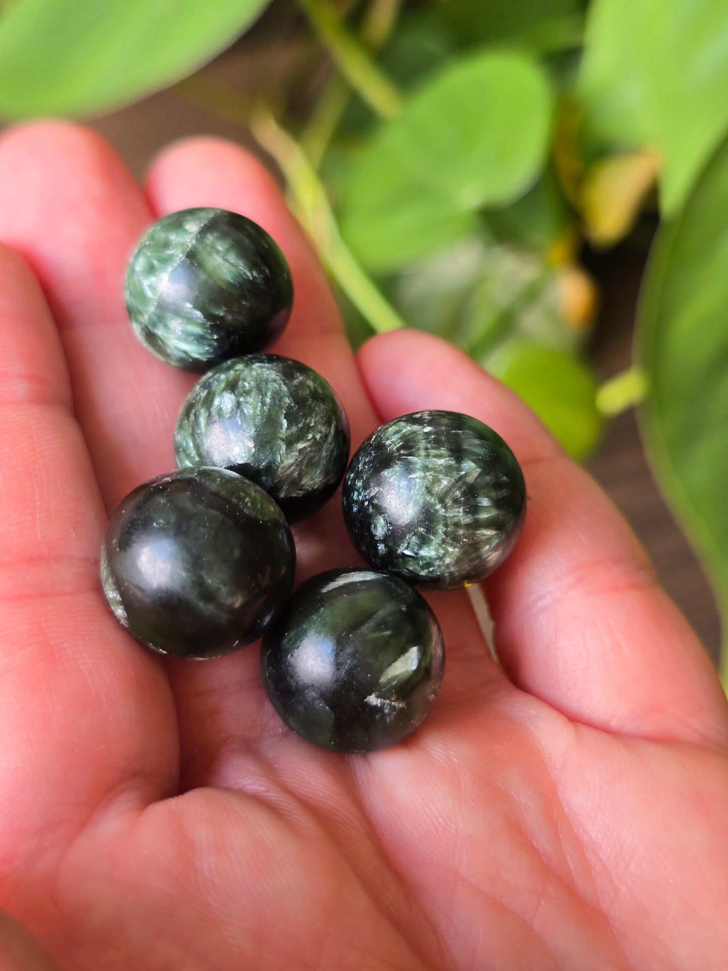 Mini Seraphinite Sphere