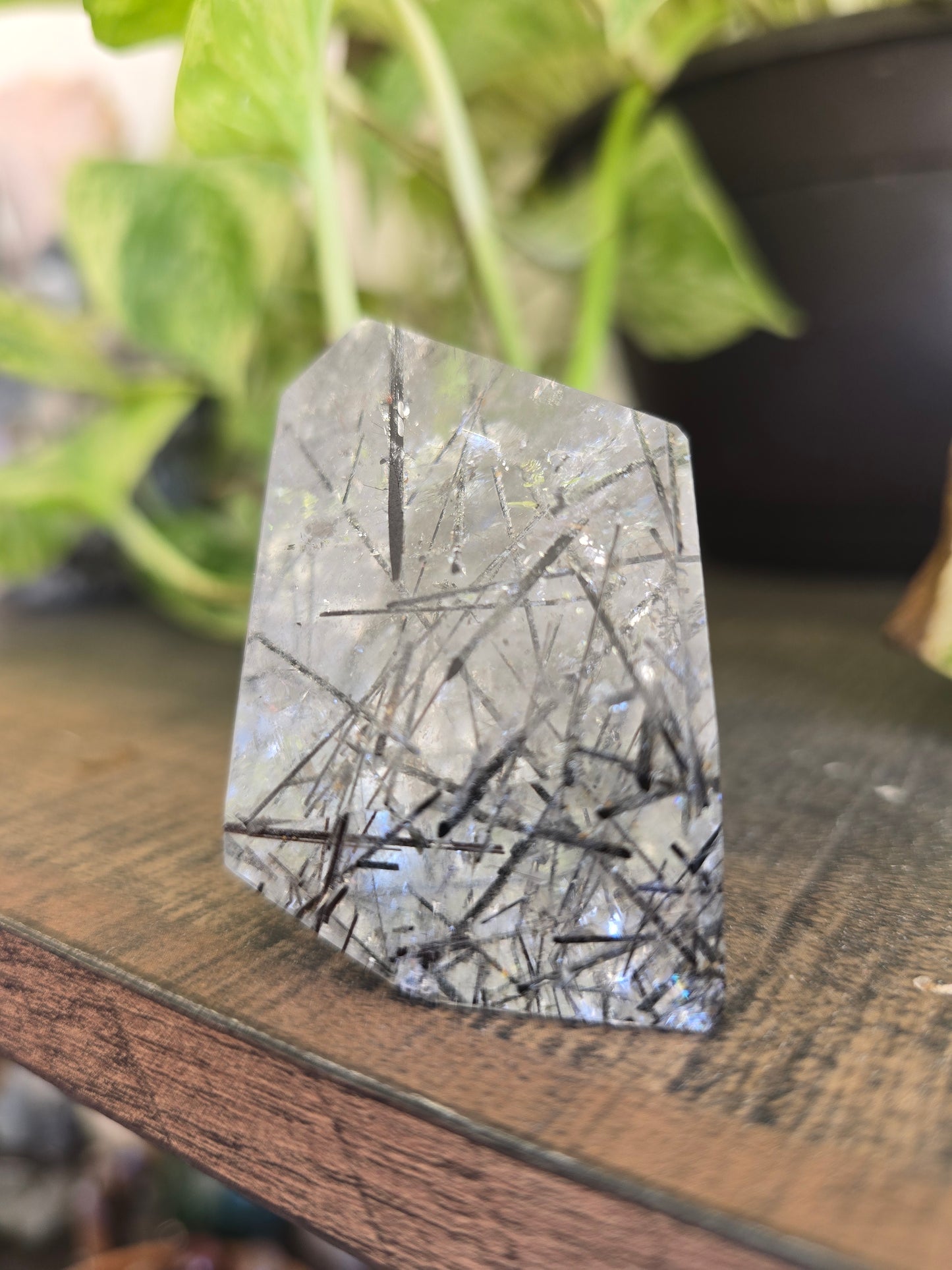 High Quality Black Tourmaline in Quartz