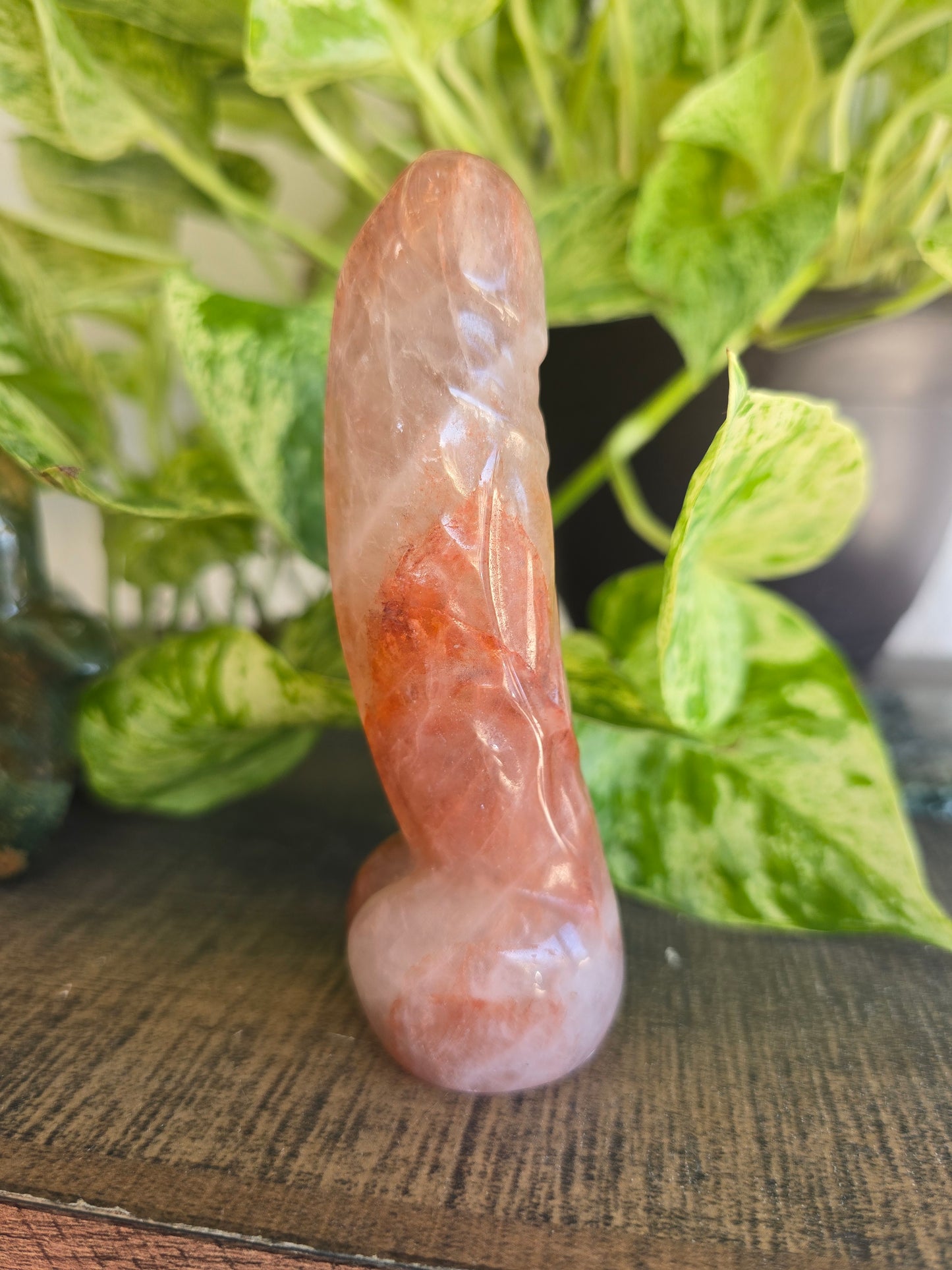 Fire Quartz Phallus