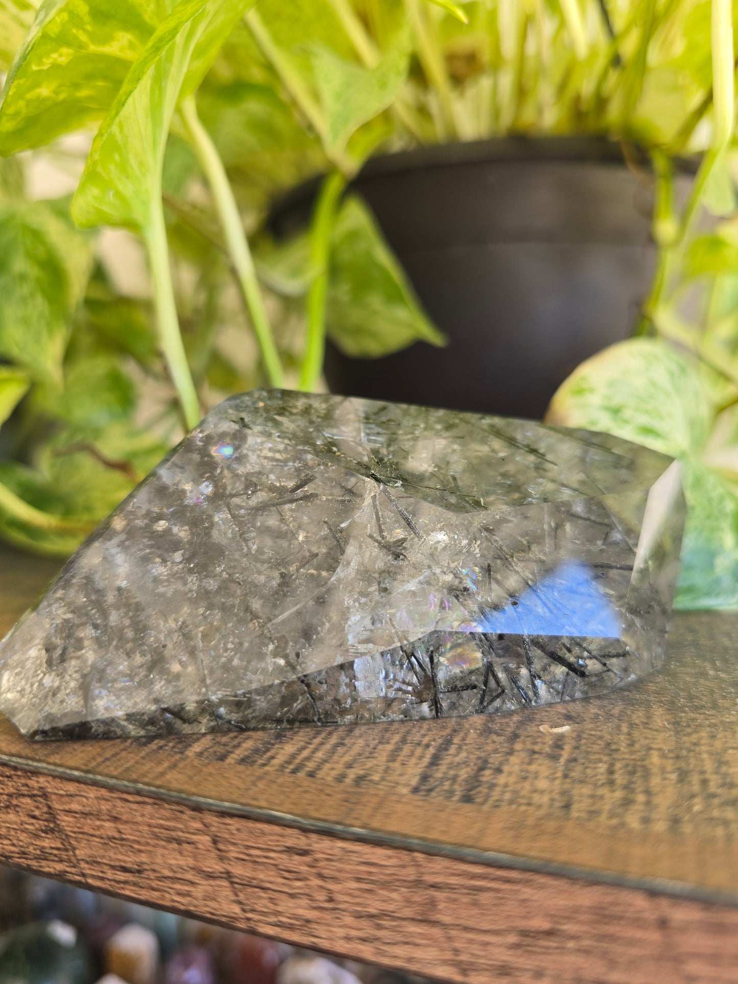 High Quality Black Tourmaline in Quartz