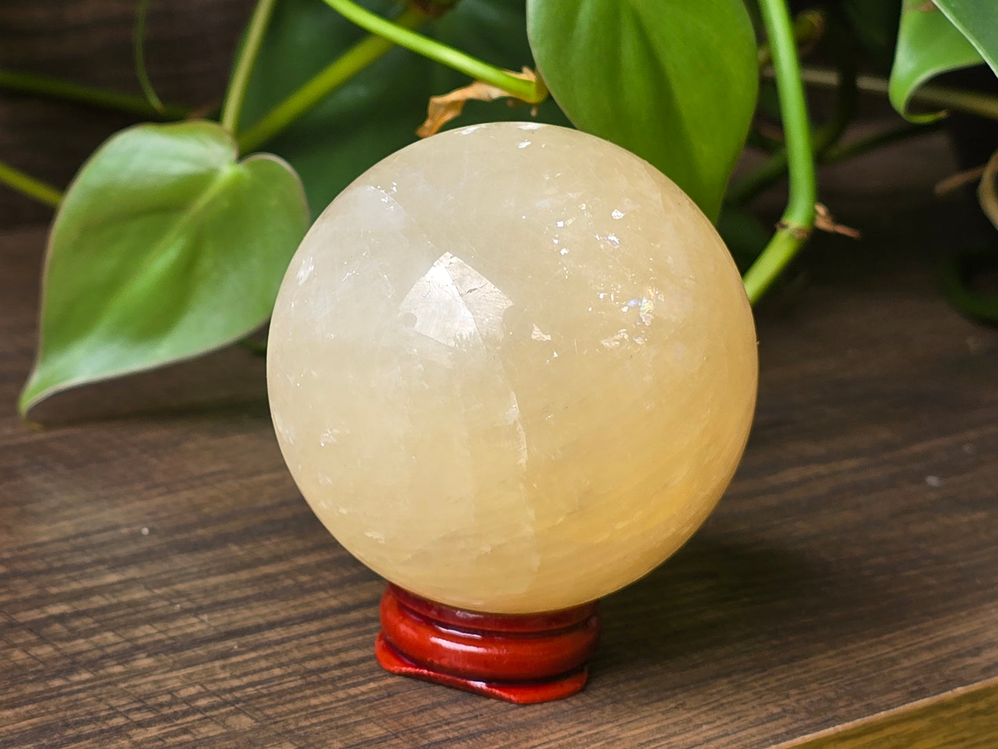 Golden Calcite Sphere