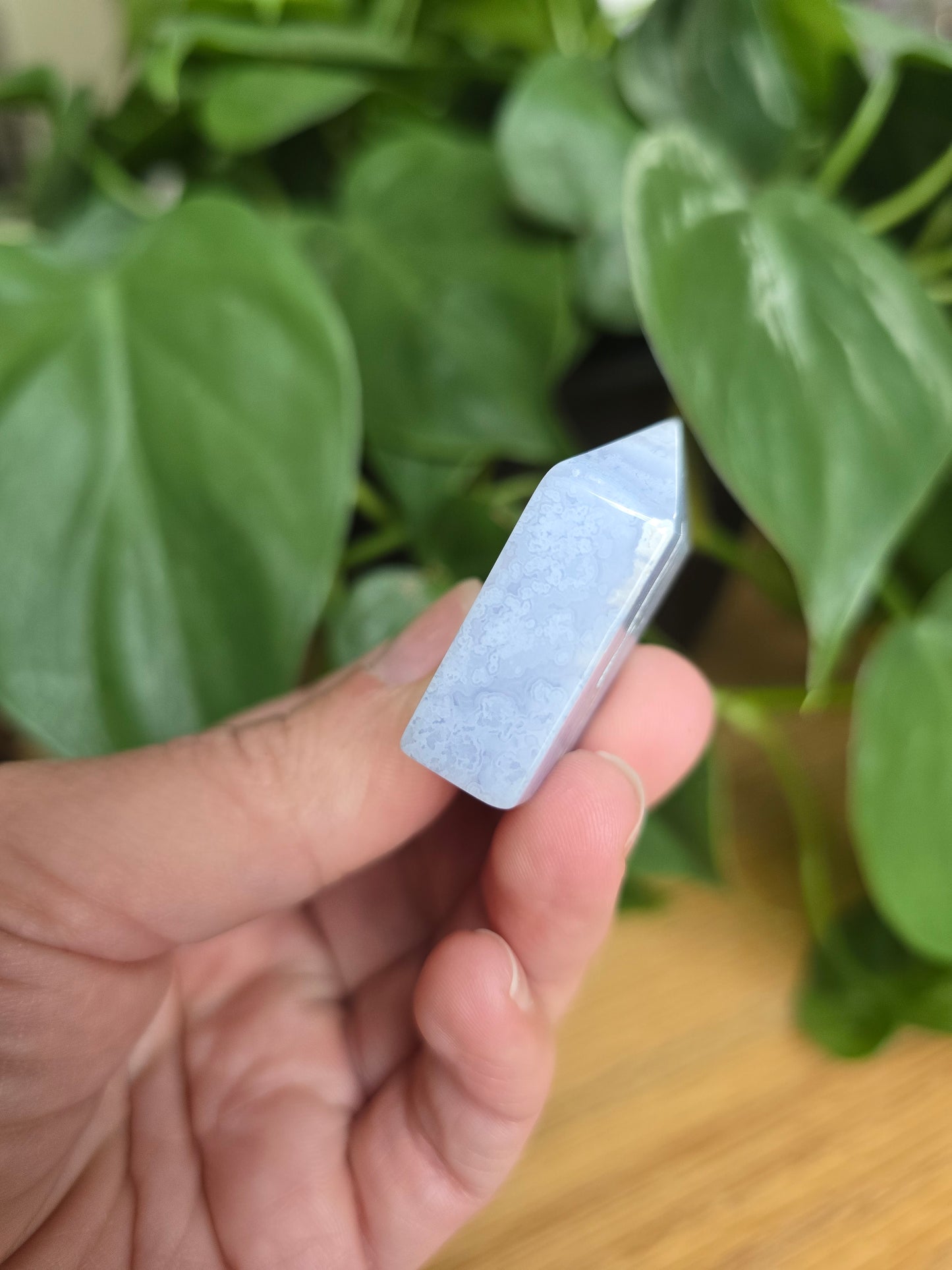 Blue Lace Agate Point
