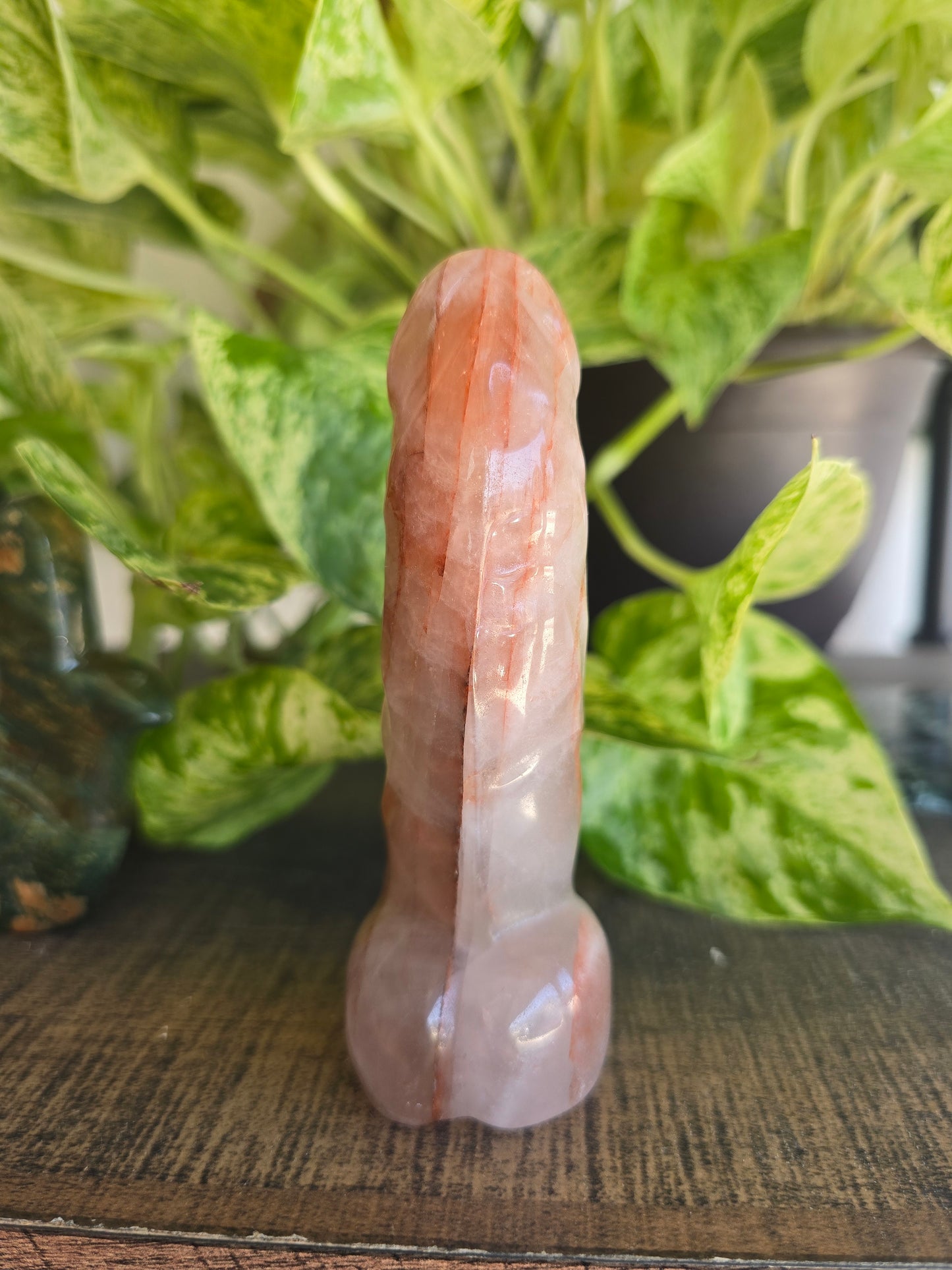 Fire Quartz Phallus