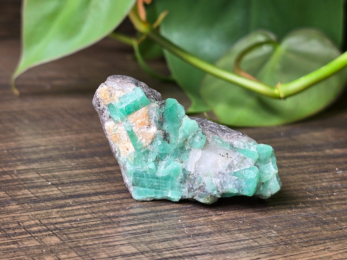 Raw Emerald On Matrix