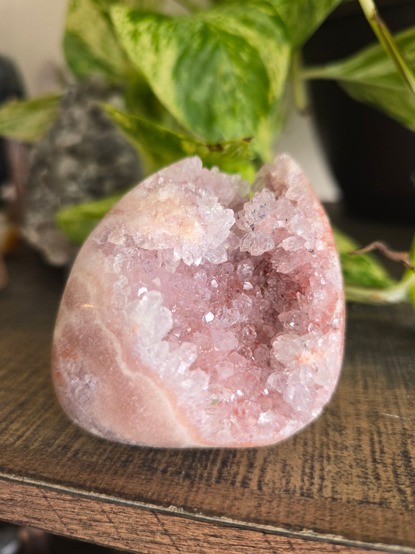 Brazilian Pink Amethyst Cluster
