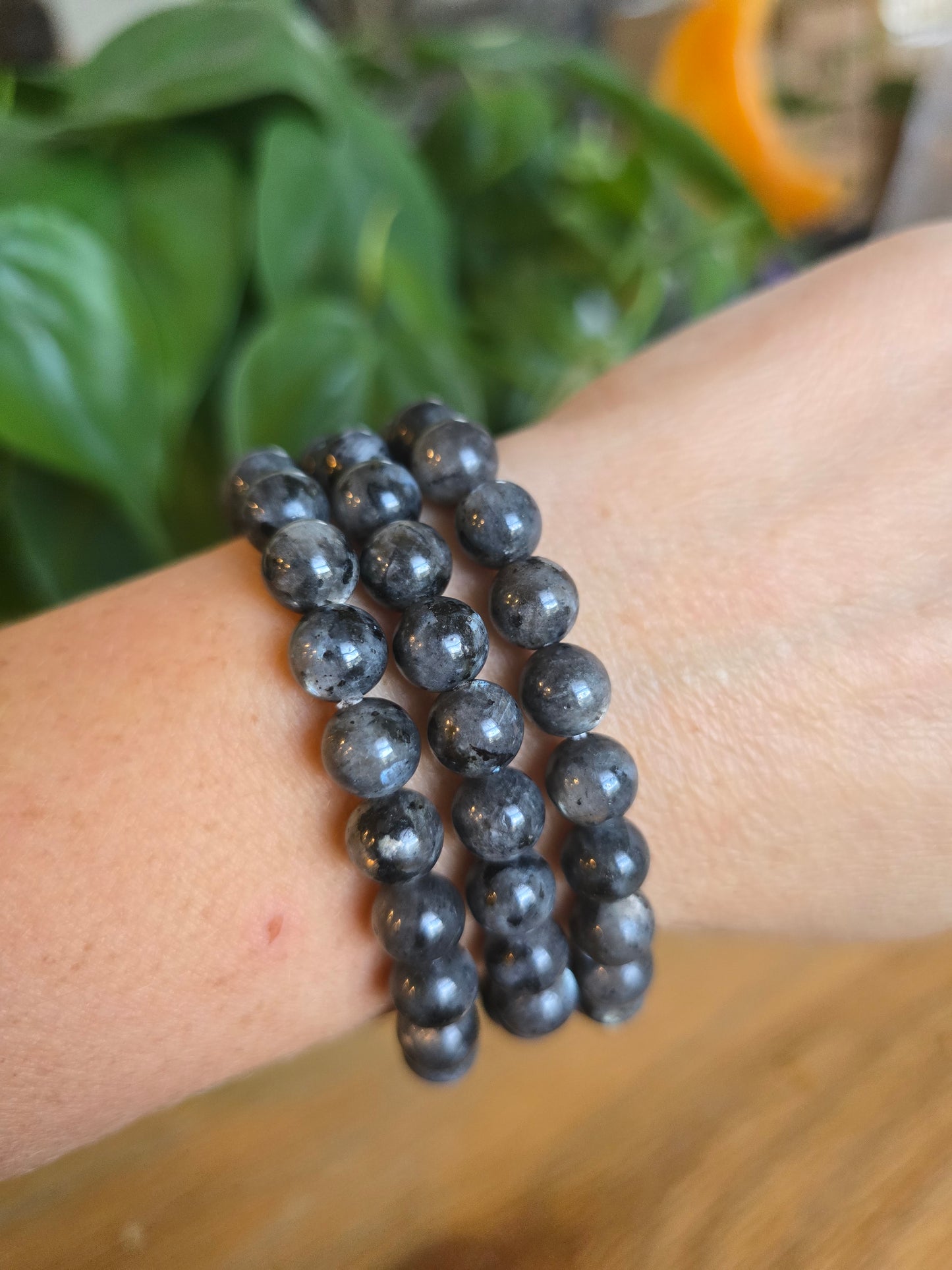 Larvikite Stretch Bracelet