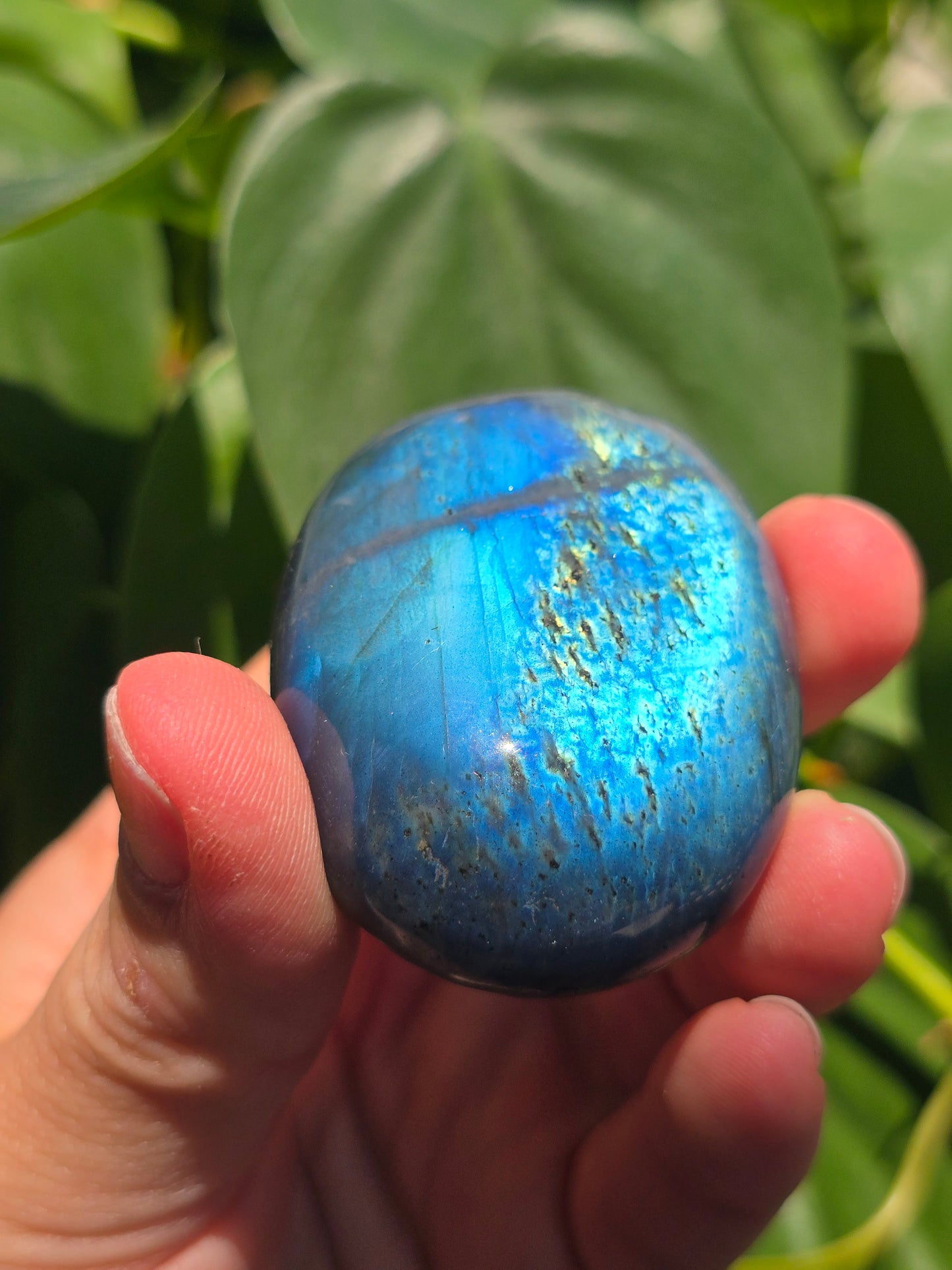 Labradorite Palm Stone "E"