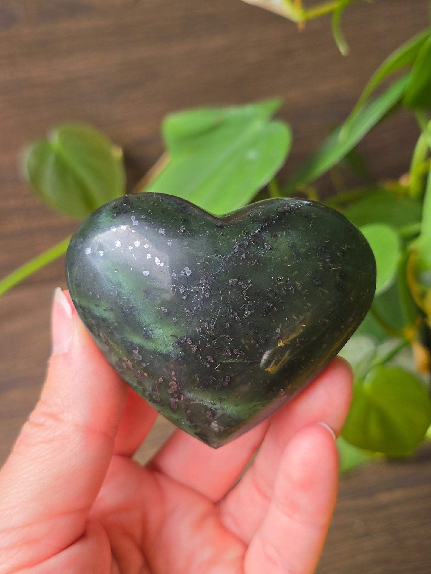 Nephrite Jade Heart