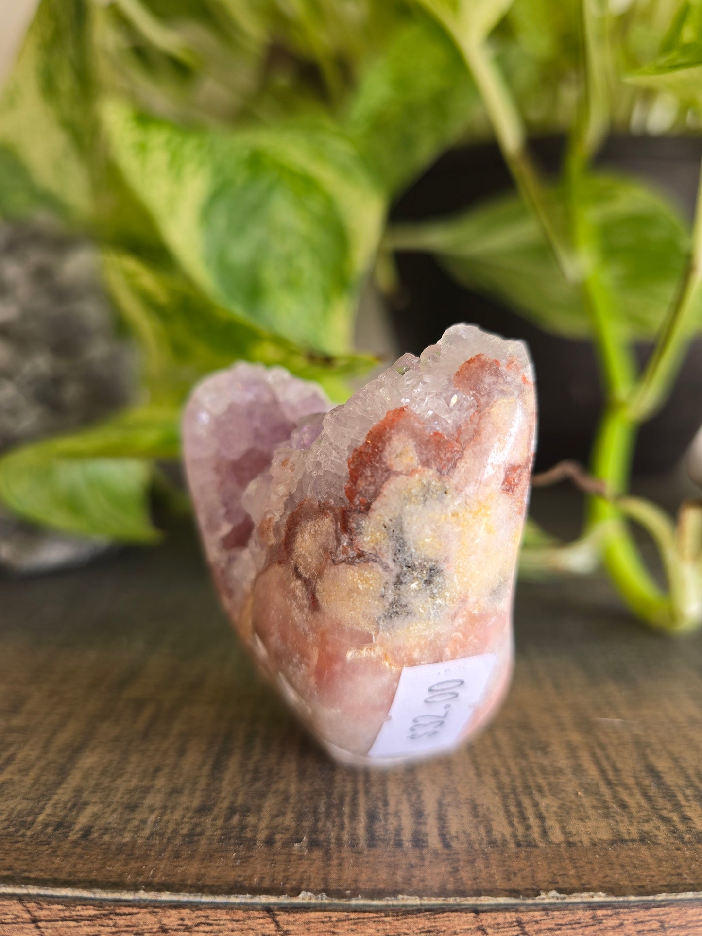 Brazilian Pink Amethyst Cluster