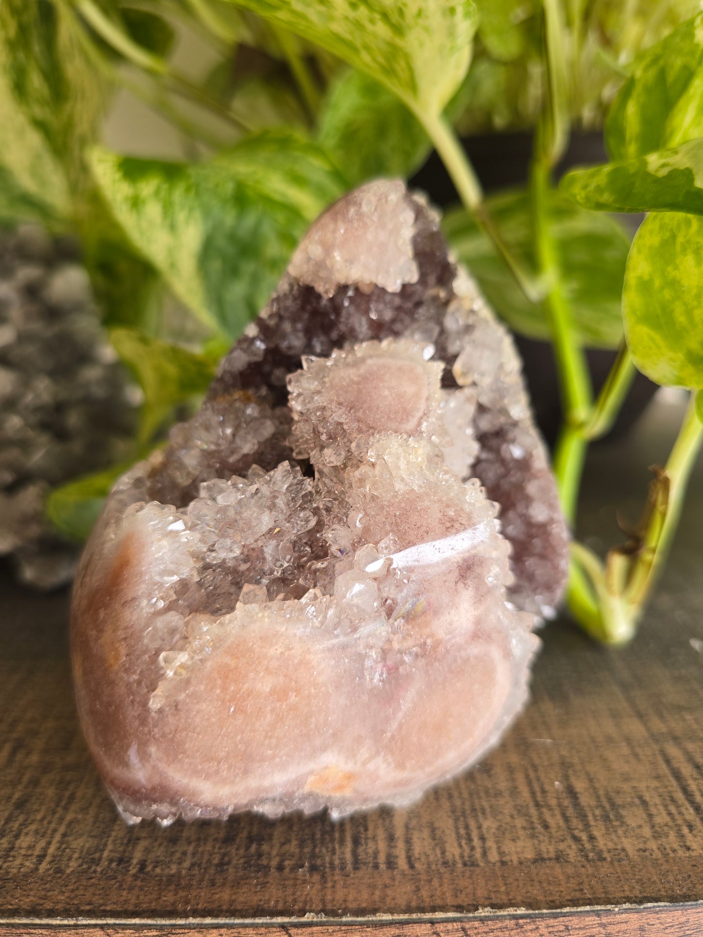 Brazilian Pink Amethyst Cluster