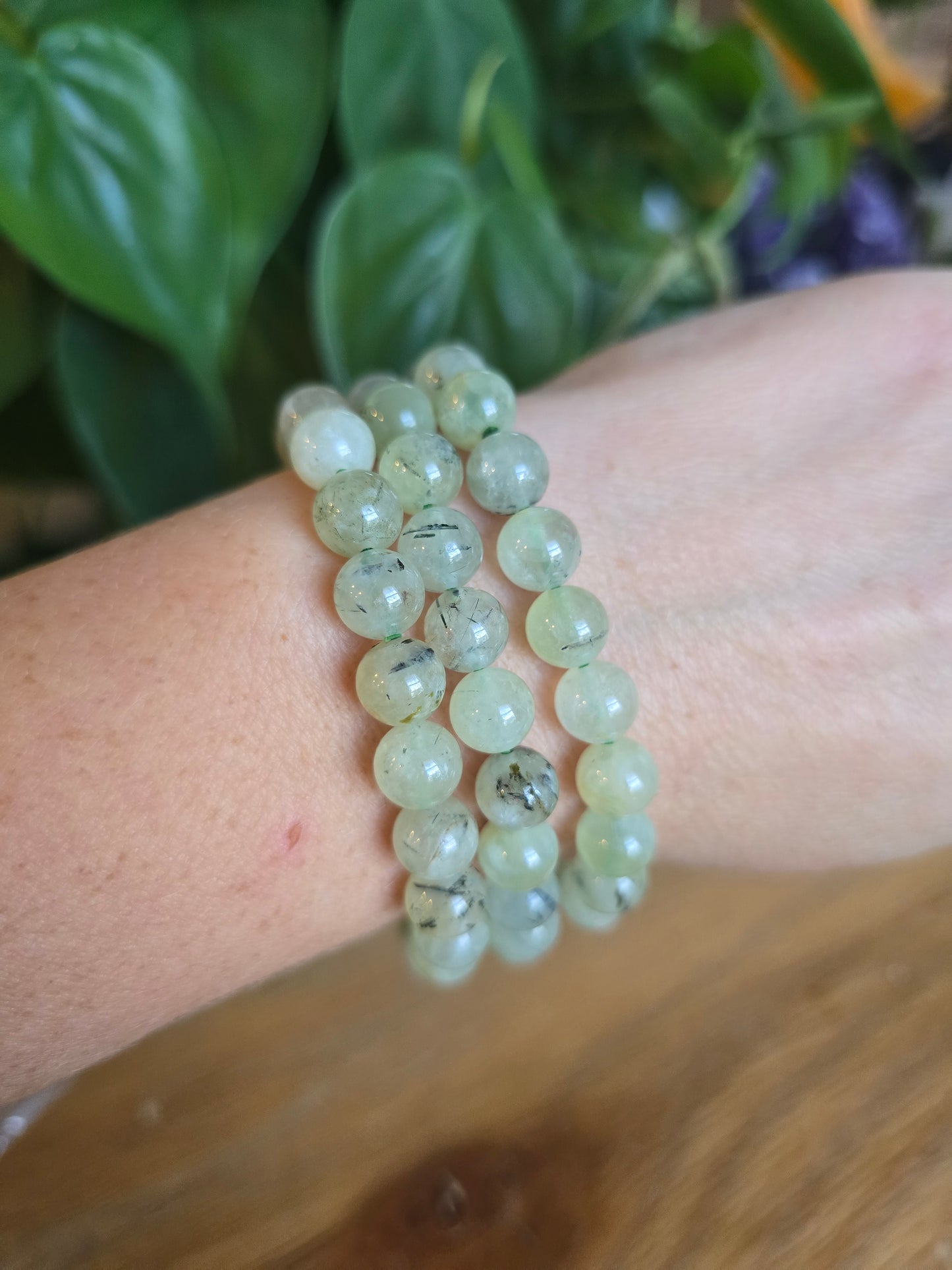 Prehnite Stretch Bracelet