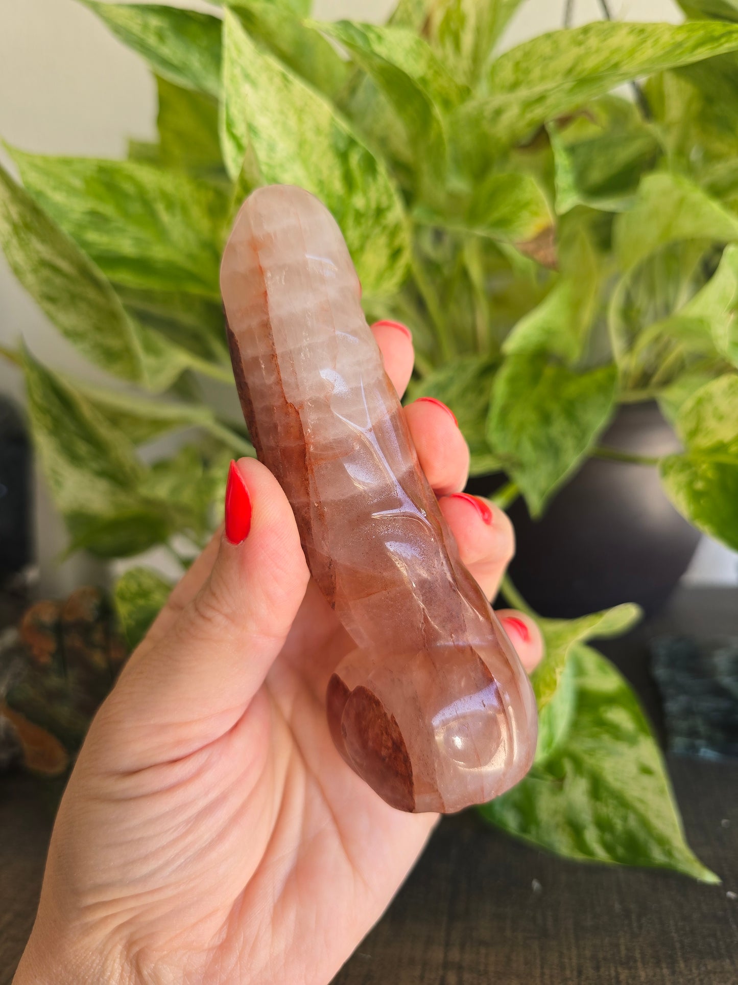 Fire Quartz Phallus