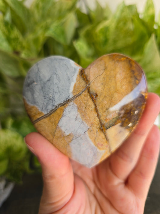 Oregon Sunset Jasper Heart