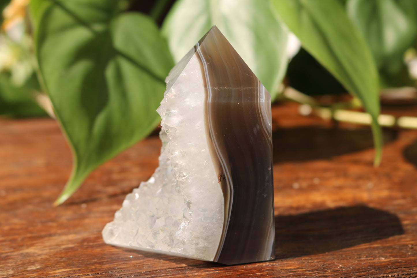 Madagascar Druzy Agate Point