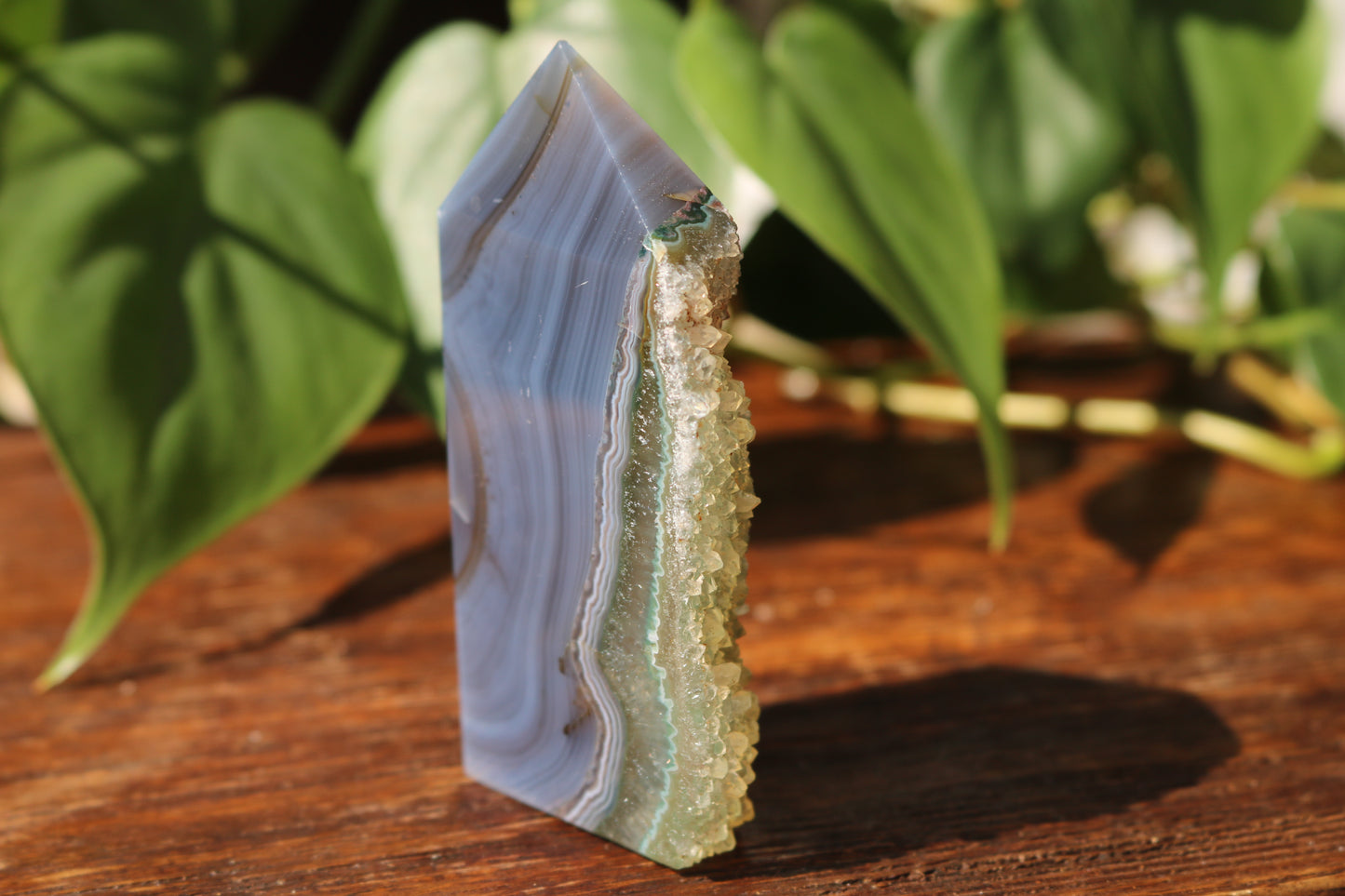 Madagascar Druzy Agate Point