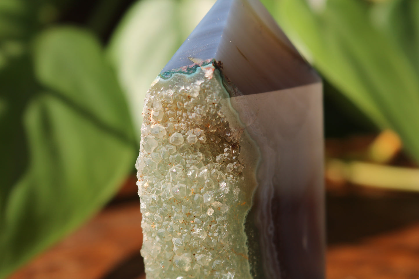 Madagascar Druzy Agate Point