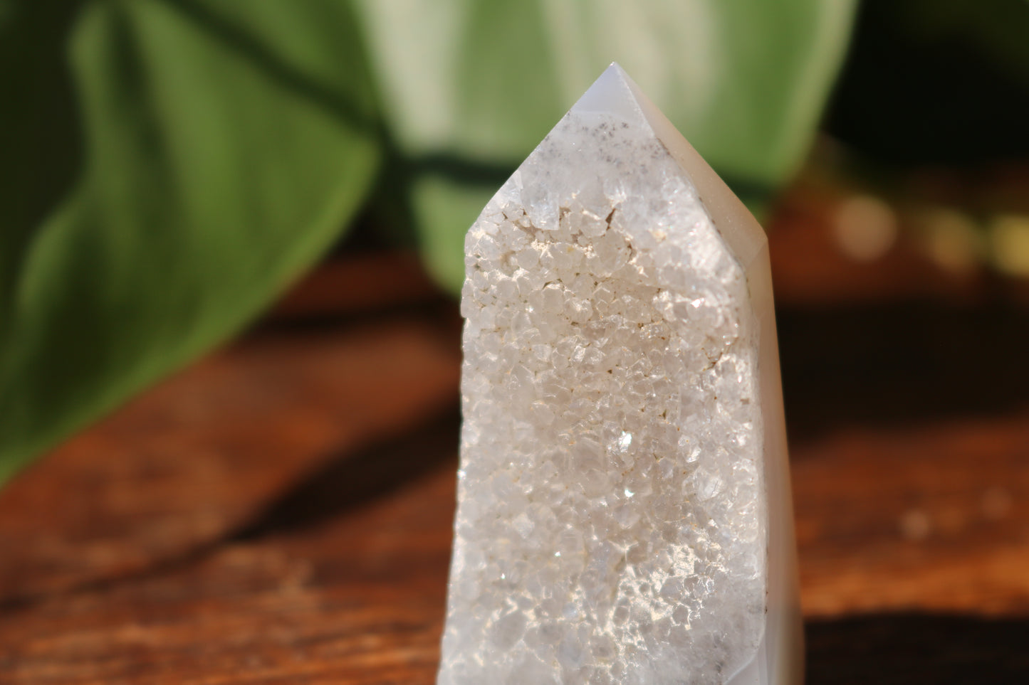 Madagascar Druzy Agate Point