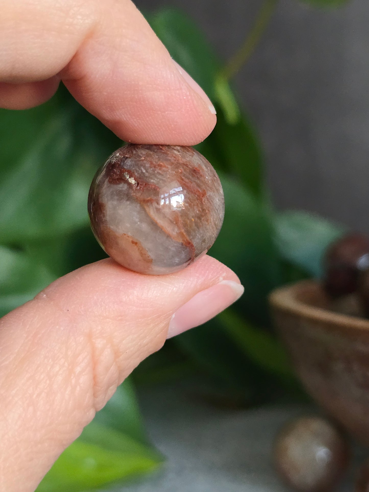 Lodolite (Thousand Layers Garden Quartz) Mini Spheres