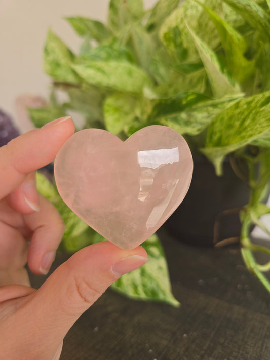 Rose Quartz Heart