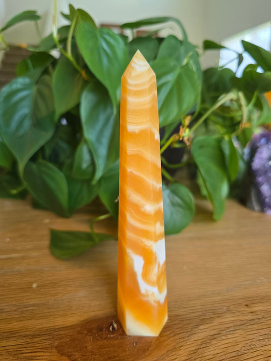 Orange Calcite Tower