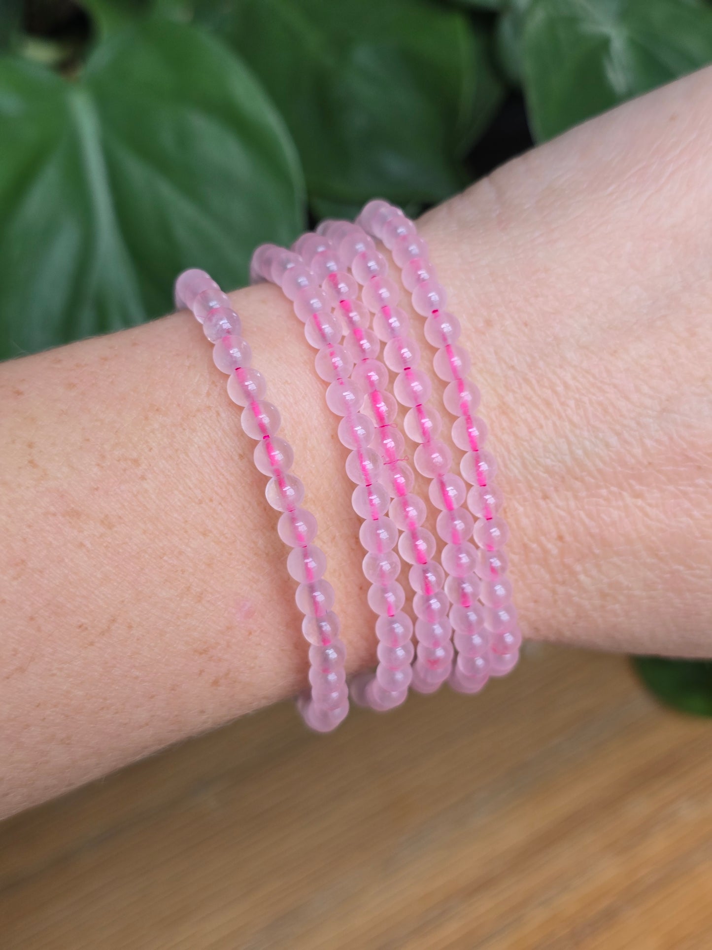 Rose Quartz Stretch Bracelet