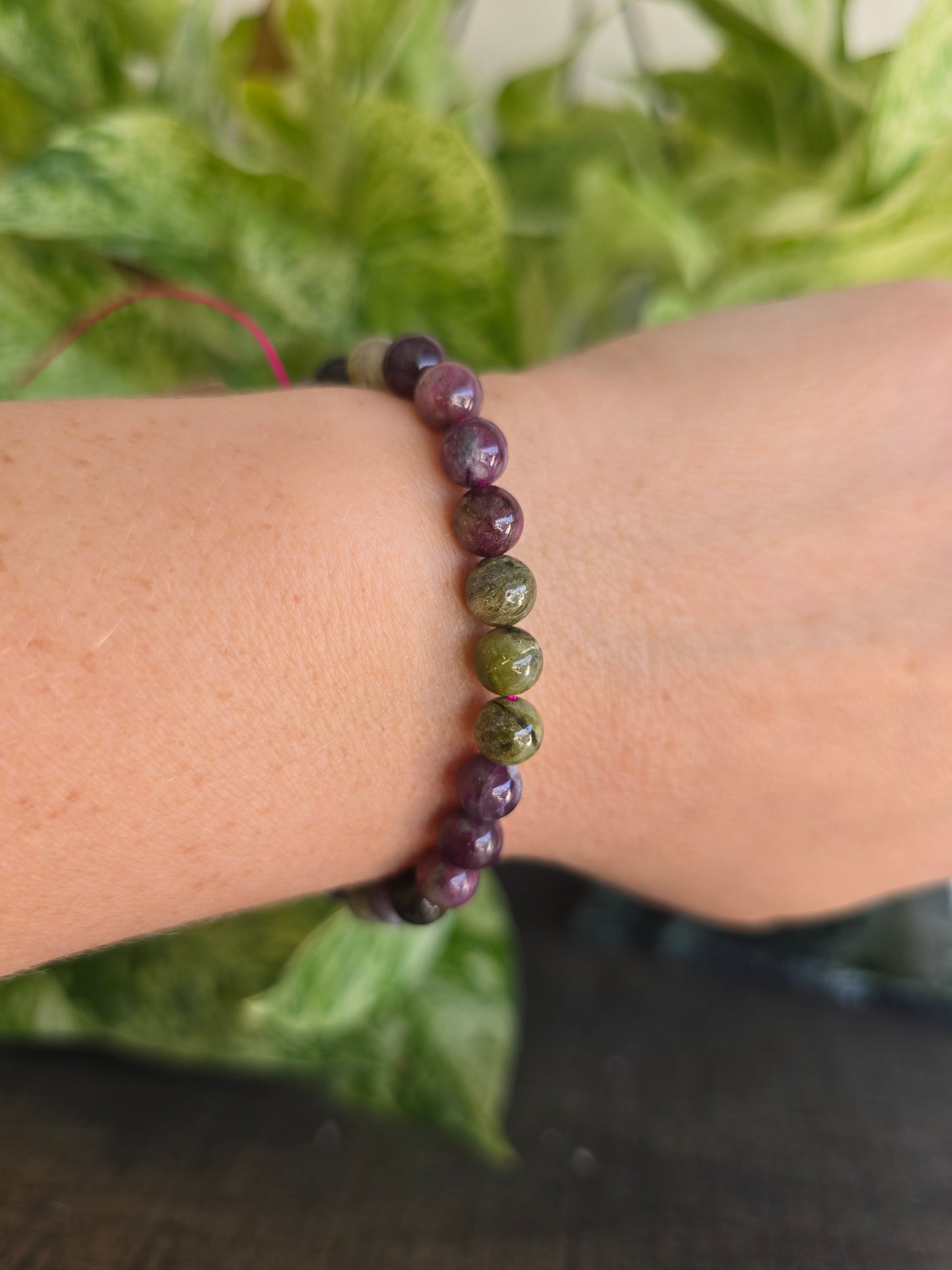 Garnet Stretch Bracelet