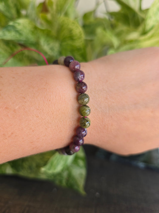 Garnet Stretch Bracelet