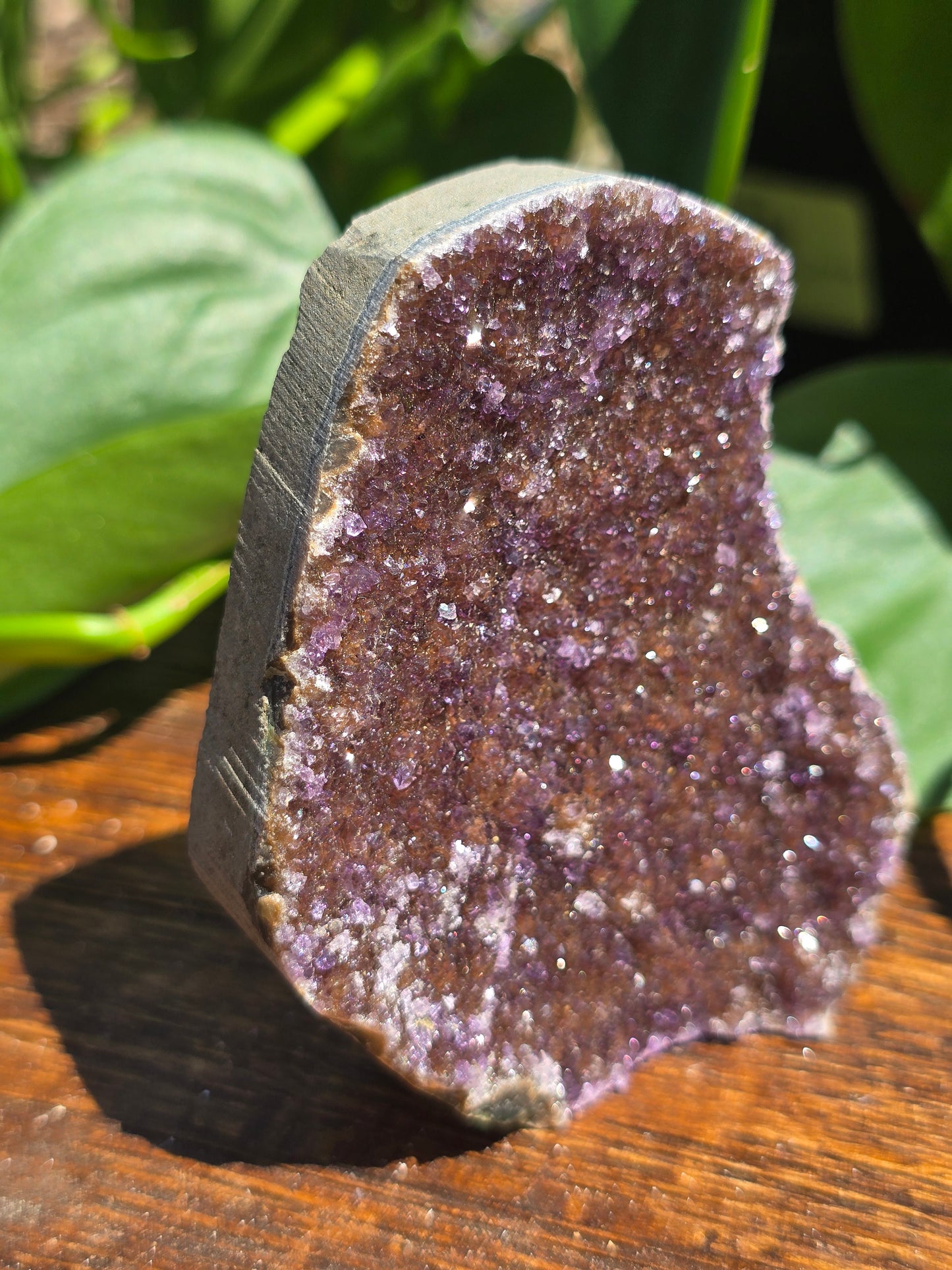 Brazilian Druzy Amethyst Plate