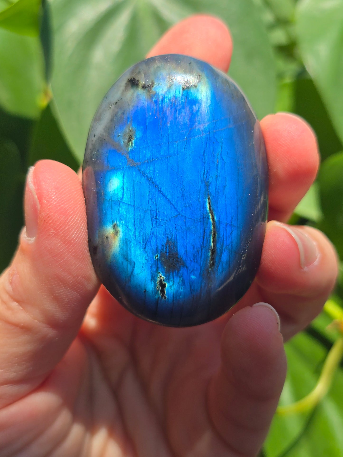 Labradorite Palm Stone "F"