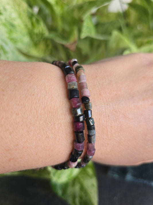 Tourmaline Crystal Stretch Bracelet