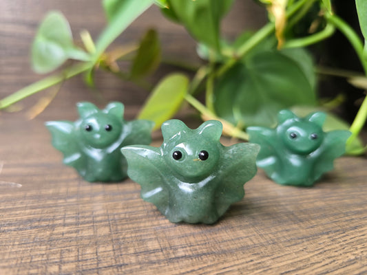 Green Aventurine Bat