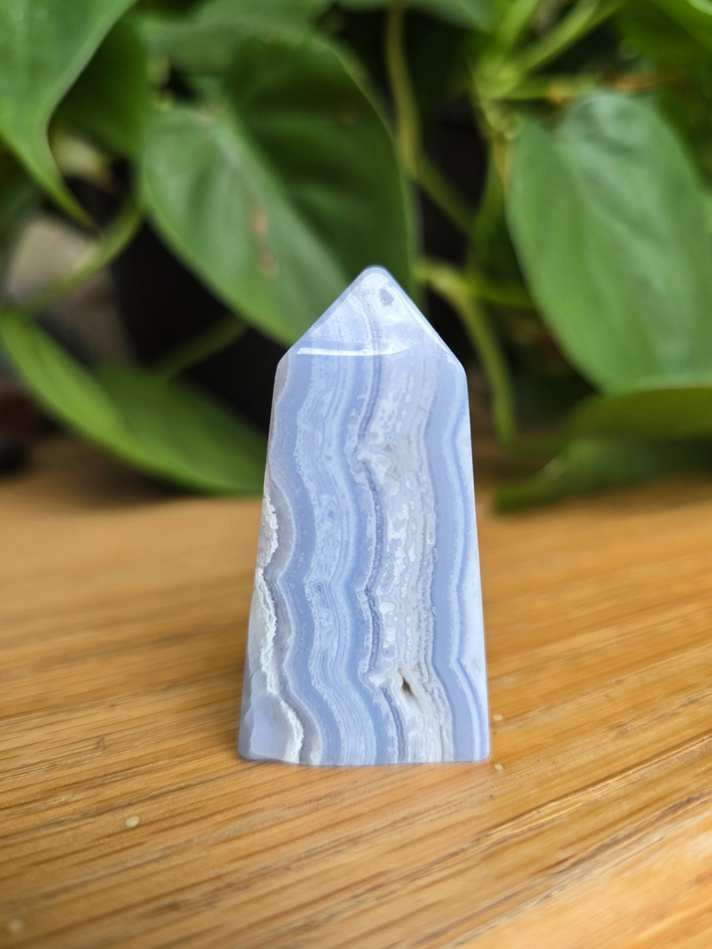 Blue Lace Agate Point