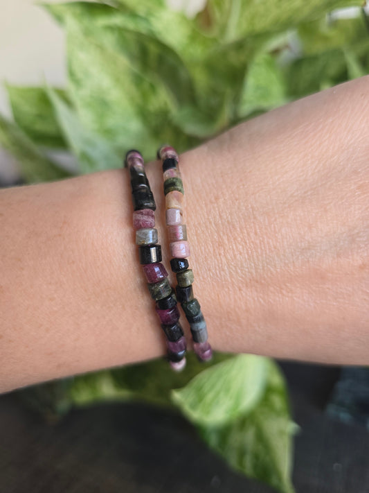 Tourmaline Crystal Stretch Bracelet