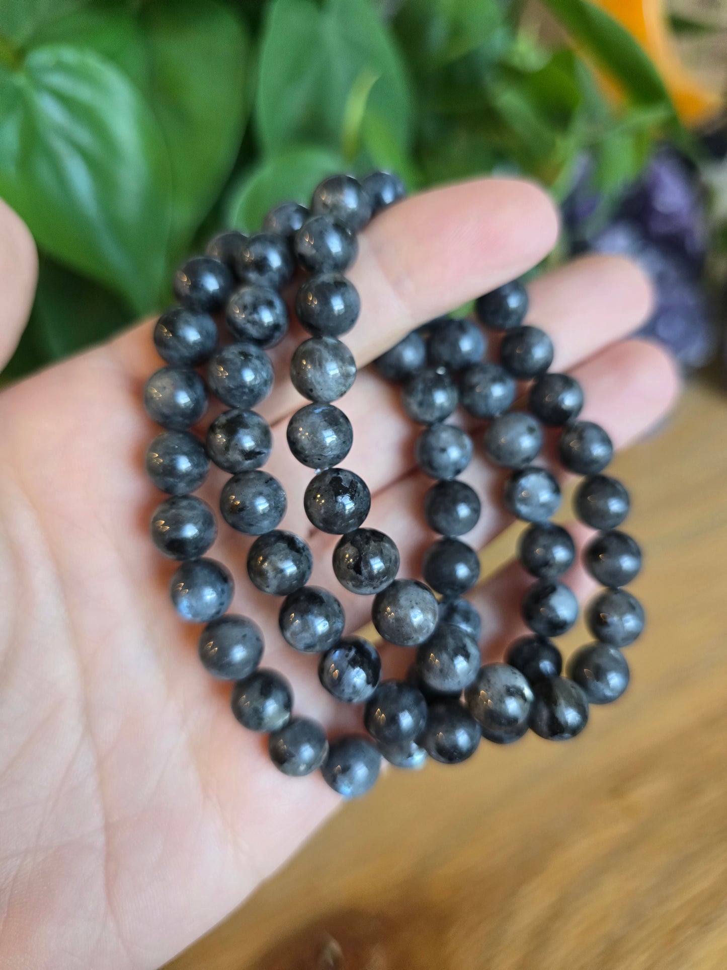 Larvikite Stretch Bracelet