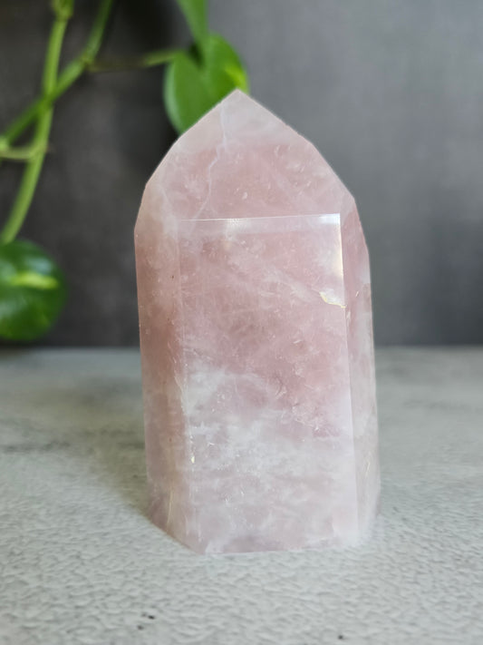 Brazilian Rose Quartz Tower