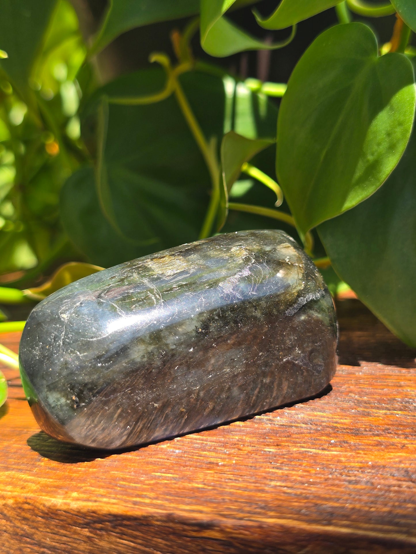 Labradorite Crystal Free Form Carving "C"