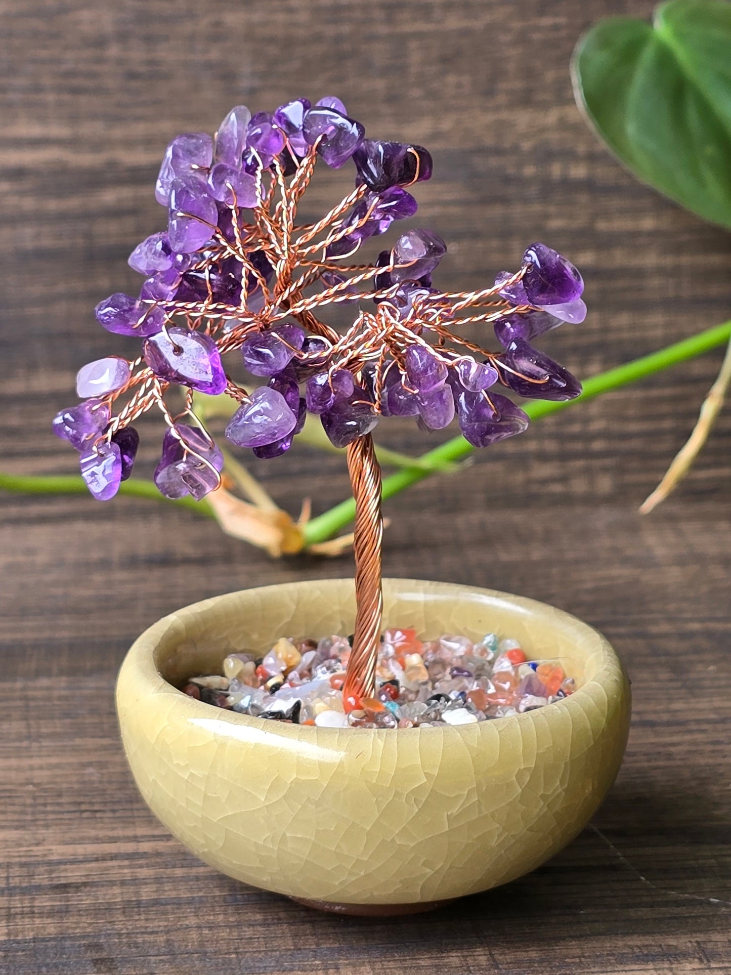 Amethyst Crystal Chip Tree