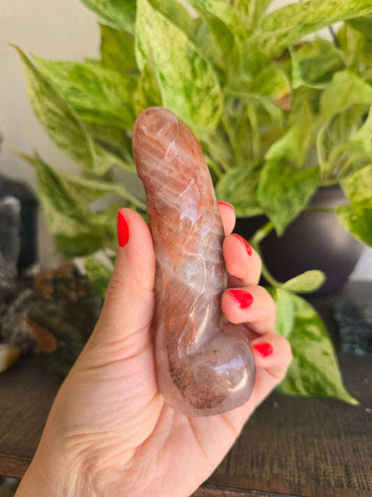 Fire Quartz Phallus