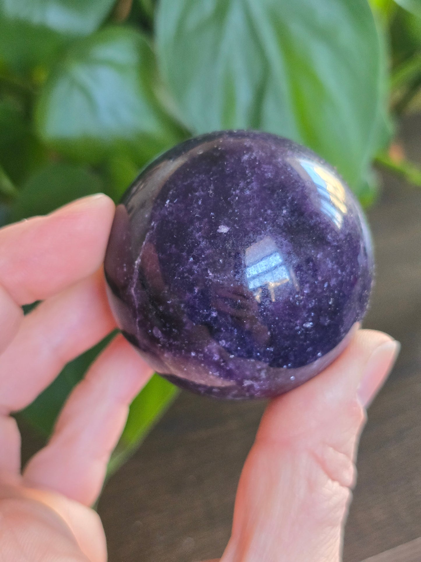 Lepidolite Sphere