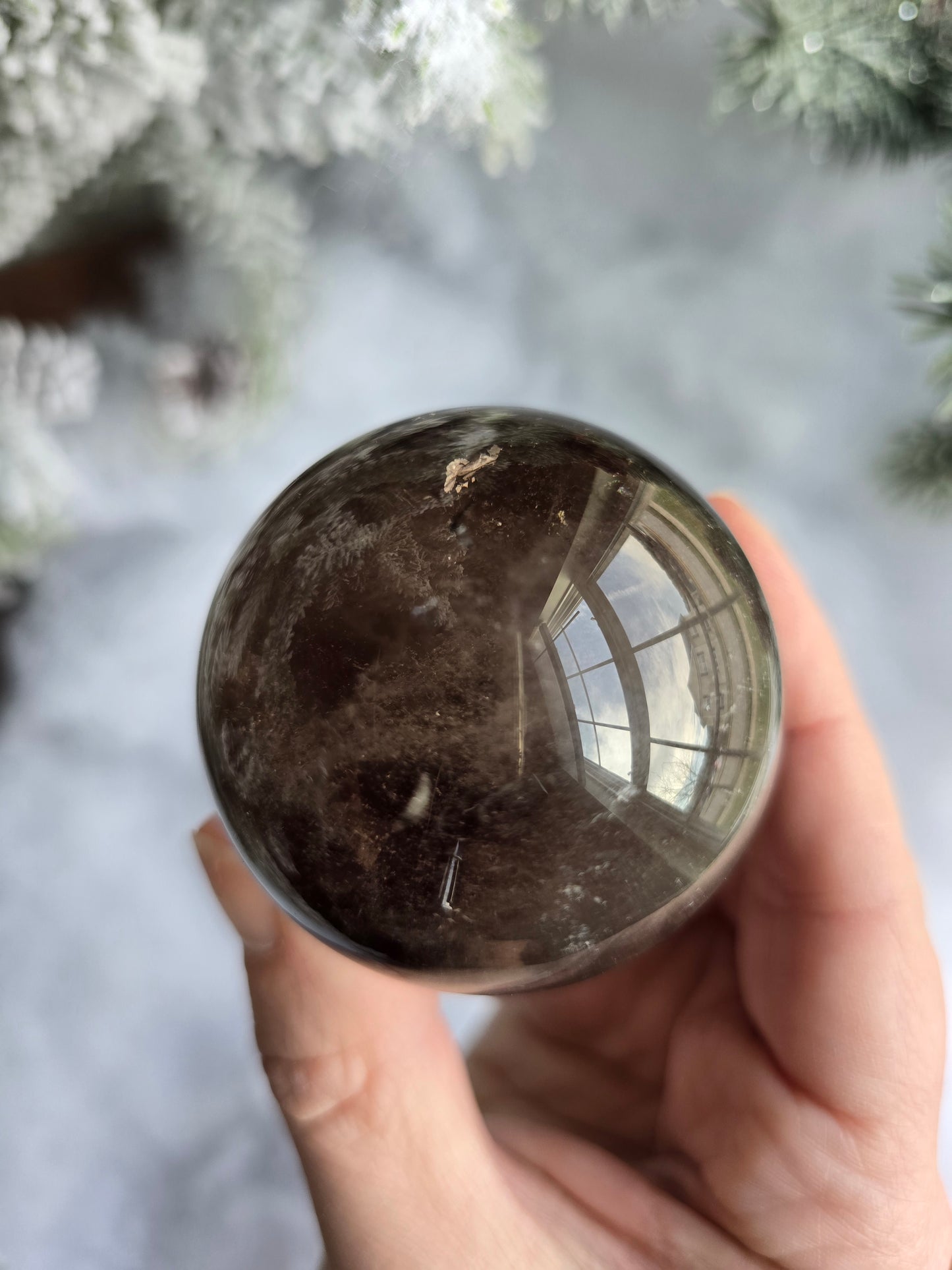Smoky Quartz Sphere "D"
